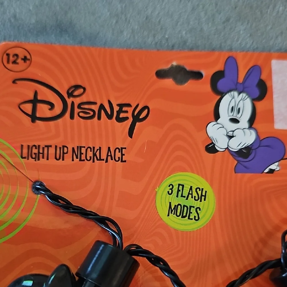 Disney Light-Up Necklace with Minnie Mouse Shapes